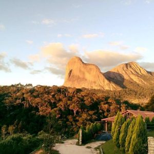 Pedra Azul no pôr do sol